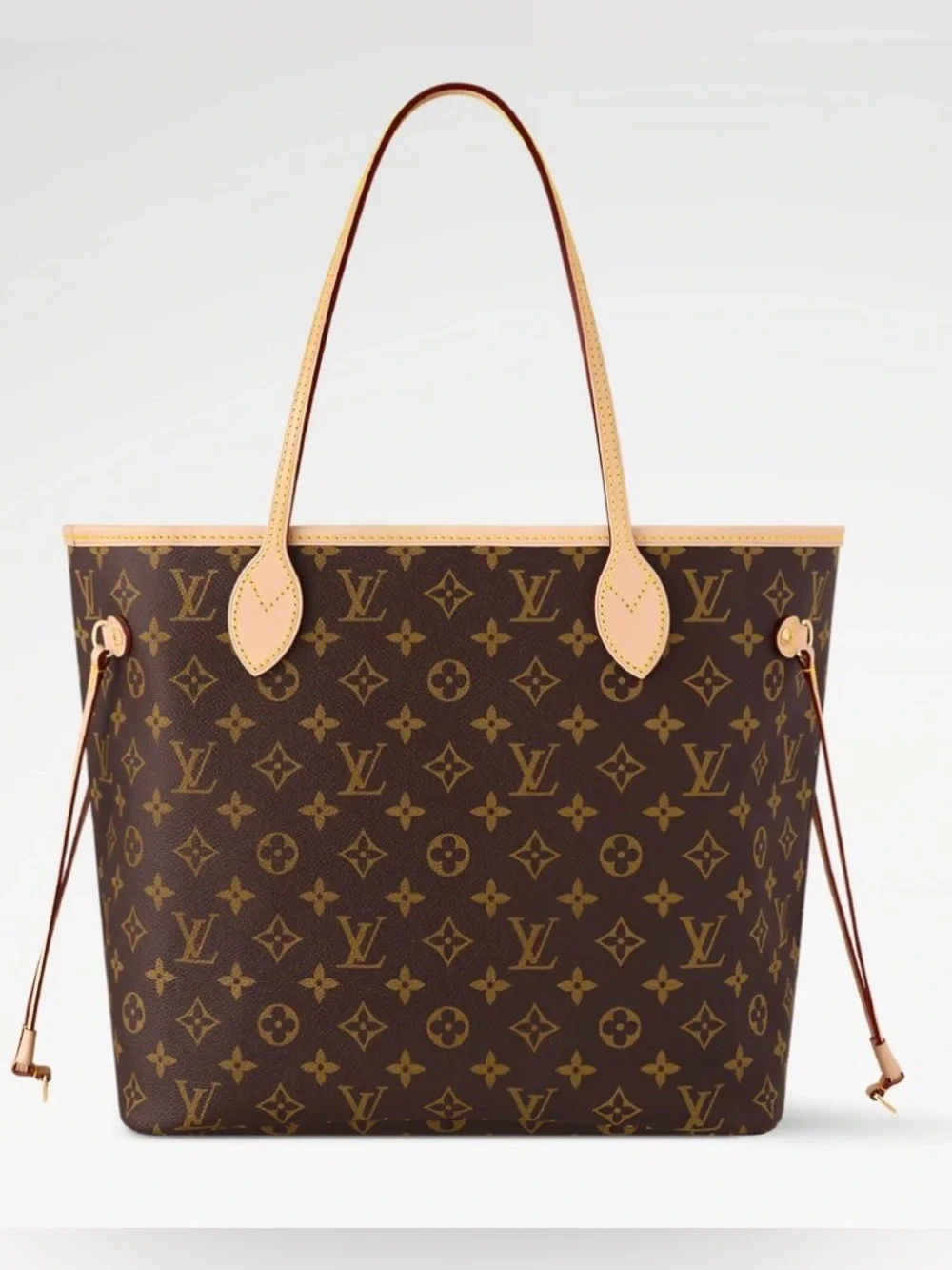 Authentic Louis Vuitton Neverfull MM monogram canvas tote
